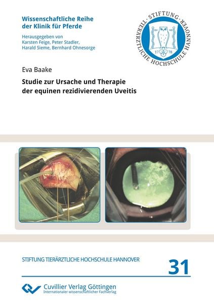 Produktbild: Studie zur Ursache und Therapie der equinen rezidivierenden Uveitis