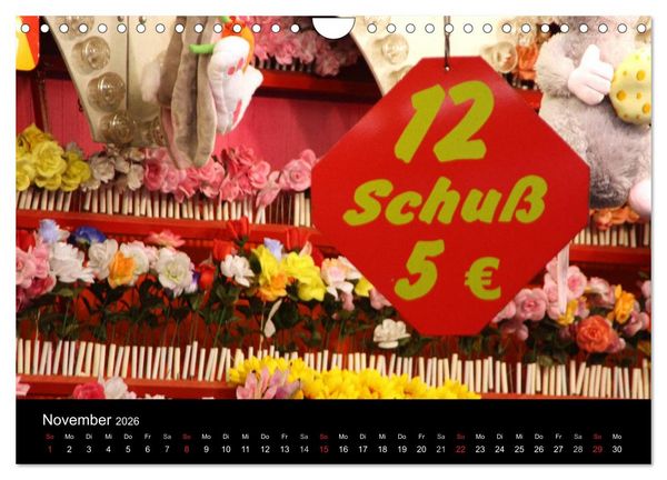 Produktbild: Jahrmarkt 2026 (Wandkalender 2026 DIN A4 quer), CALVENDO Monatskalender