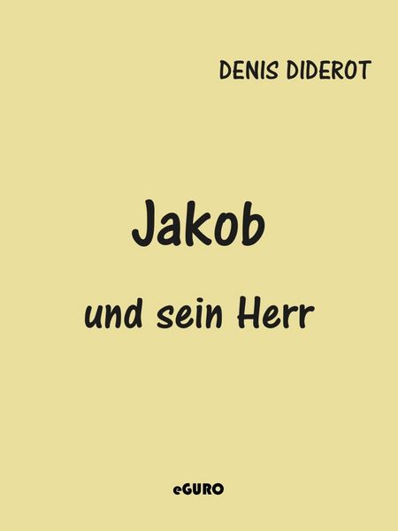 Produktbild: Jakob und sein Herr