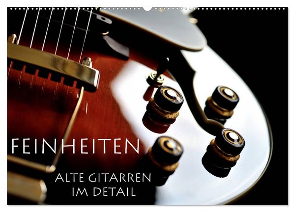 Produktbild: Feinheiten - Alte Gitarren im Detail (Wandkalender 2026 DIN A2 quer), CALVENDO Monatskalender