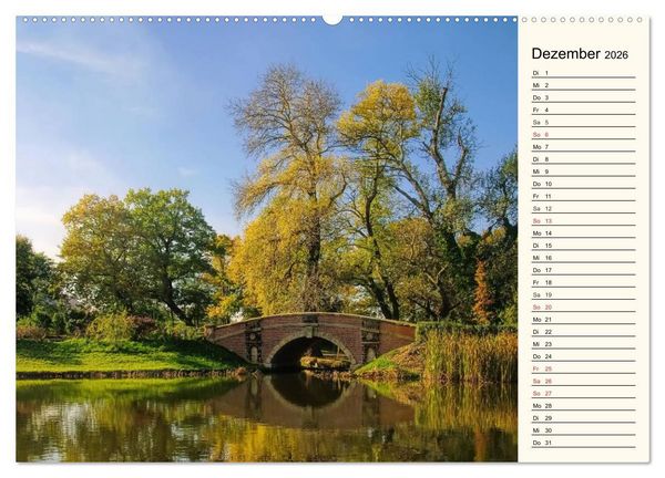 Produktbild: Spaziergang durch den W&ouml;rlitzer Park (Wandkalender 2026 DIN A2 quer), CALVENDO Monatskalender