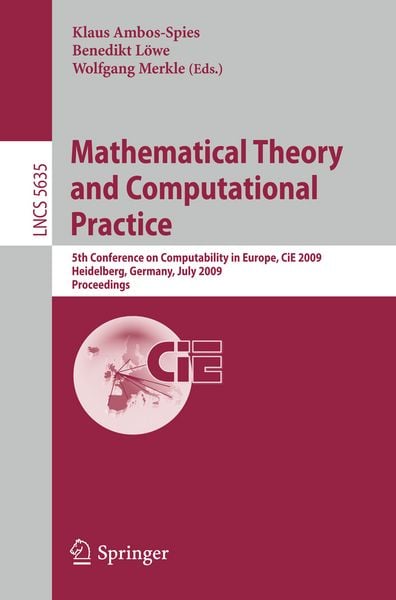 Produktbild: Mathematical Theory and Computational Practice