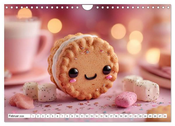 Produktbild: Kawaii-Gl&uuml;cksmomente (Wandkalender 2026 DIN A4 quer), CALVENDO Monatskalender