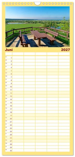 Produktbild: Familienplaner 2027 - Nationalpark Unteres Odertal mit 5 Spalten (Wandkalender, 21 x 45 cm) CALVENDO