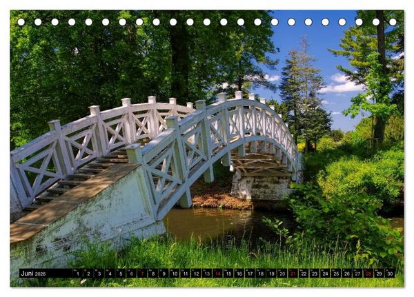 Produktbild: Spaziergang durch den W&ouml;rlitzer Park (Tischkalender 2026 DIN A5 quer), CALVENDO Monatskalender