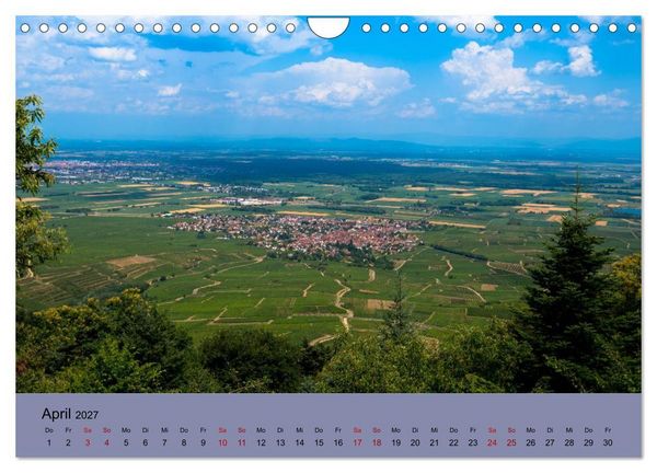 Produktbild: Die Weinsta&szlig;e im Elsass (Wandkalender 2027 DIN A4 quer), CALVENDO Monatskalender