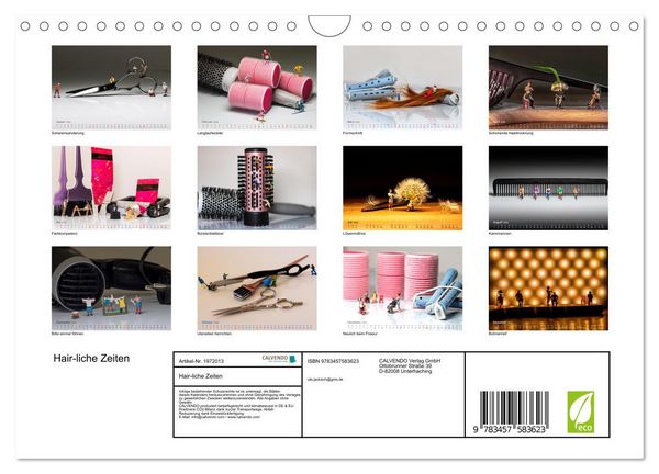 Produktbild: Hair-liche Zeiten (Wandkalender 2026 DIN A4 quer), CALVENDO Monatskalender