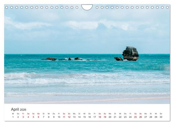 Produktbild: Bermuda - Eine Reise zu den Bermudainseln. (Wandkalender 2026 DIN A4 quer), CALVENDO Monatskalender