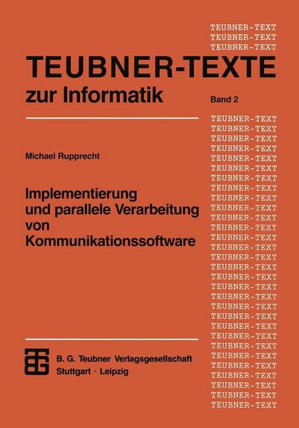 Produktbild: Implementierung und parallele Verarbeitung von Kommunikationssoftware