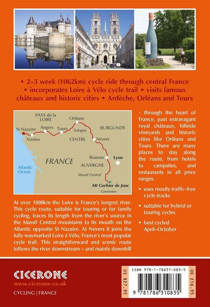 Produktbild: The River Loire Cycle Route
