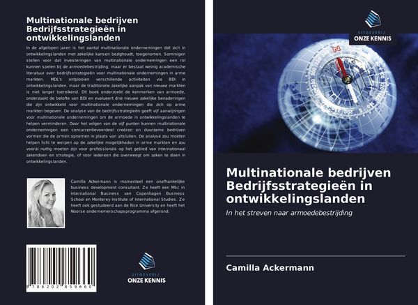 Produktbild: Multinationale bedrijven Bedrijfsstrategie&euml;n in ontwikkelingslanden
