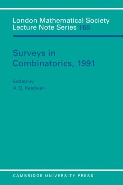 Produktbild: Surveys in Combinatorics, 1991