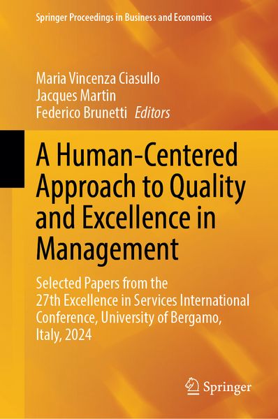 Produktbild: A Human-Centered Approach to Quality and Excellence in Management
