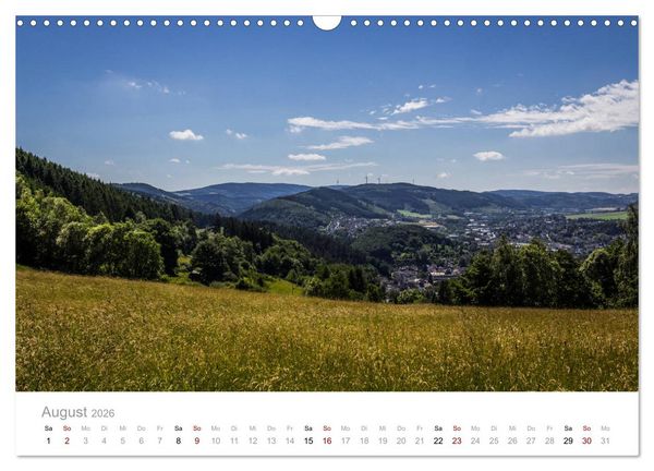 Produktbild: Stadt Plettenberg (Wandkalender 2026 DIN A3 quer), CALVENDO Monatskalender