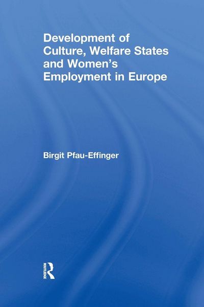 Produktbild: Development of Culture, Welfare States and Women's Employment in Europe