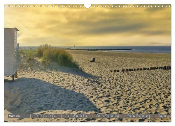 Produktbild: Zeeland - Urlaubstr&auml;ume zwischen Breskens und Domburg (Wandkalender 2026 DIN A3 quer), CALVENDO Monatskalender
