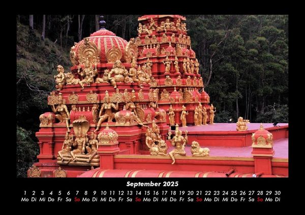 Produktbild: Tempel unserer Erde 2025 Fotokalender DIN A3