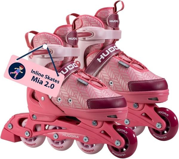 Produktbild: HUDORA 28244 - Inline Skates, Mia 2.0, pixie, Gr. 29-32