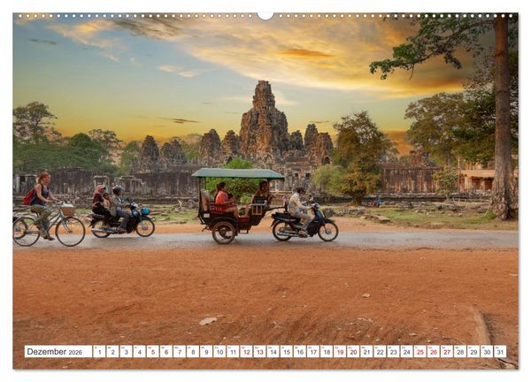 Produktbild: St&auml;dte und D&ouml;rfer, mal modern - mal exotisch (hochwertiger Premium Wandkalender 2026 DIN A2 quer), Kunstdruck in Hochglanz