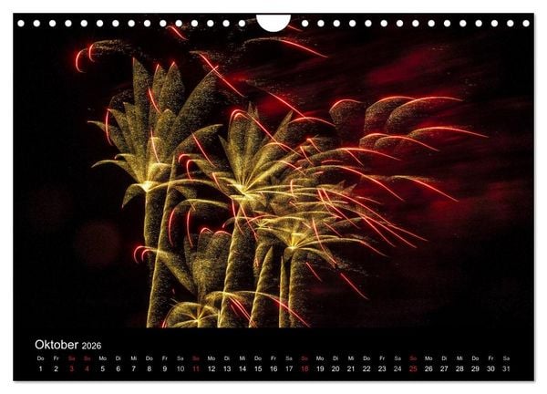 Produktbild: Das Feuerwerk (Wandkalender 2026 DIN A4 quer), CALVENDO Monatskalender