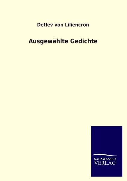Produktbild: Ausgew&auml;hlte Gedichte