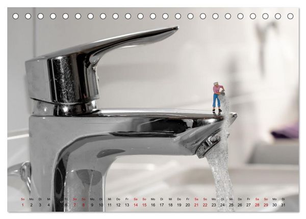 Produktbild: H&ouml;her, schneller, kleiner - Miniaturen in unserem Alltag (Tischkalender 2026 DIN A5 quer), CALVENDO Monatskalender