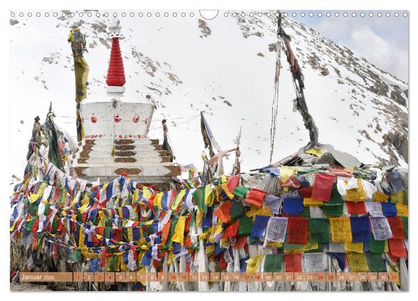 Produktbild: Tsch&ouml;rten, Architektur des Himalaya (Wandkalender 2026 DIN A3 quer), CALVENDO Monatskalender
