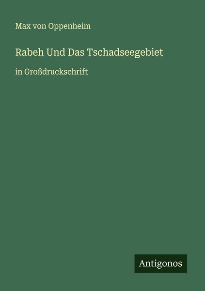 Produktbild: Rabeh Und Das Tschadseegebiet