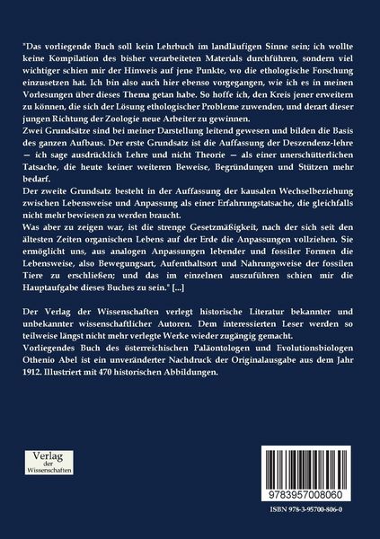 Produktbild: Pal&auml;obiologie der Wirbeltiere