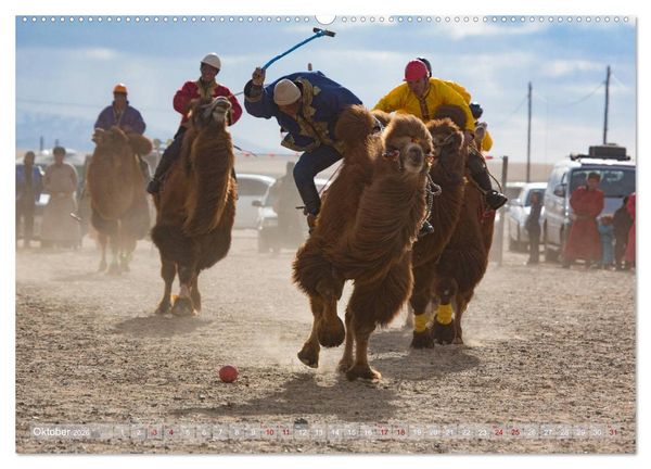 Produktbild: Mongolei - imposantes Land (hochwertiger Premium Wandkalender 2026 DIN A2 quer), Kunstdruck in Hochglanz