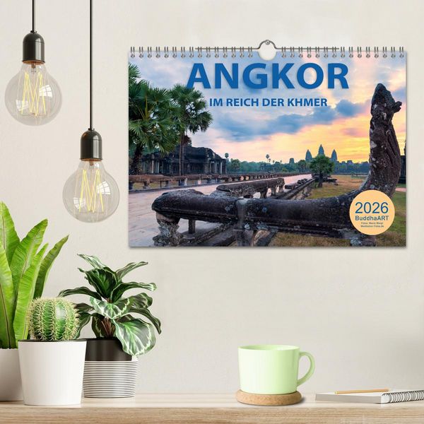 Produktbild: ANGKOR - IM REICH DER KHMER (Wandkalender 2026 DIN A4 quer), CALVENDO Monatskalender