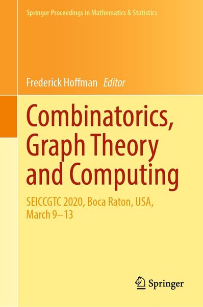 Produktbild: Combinatorics, Graph Theory and Computing