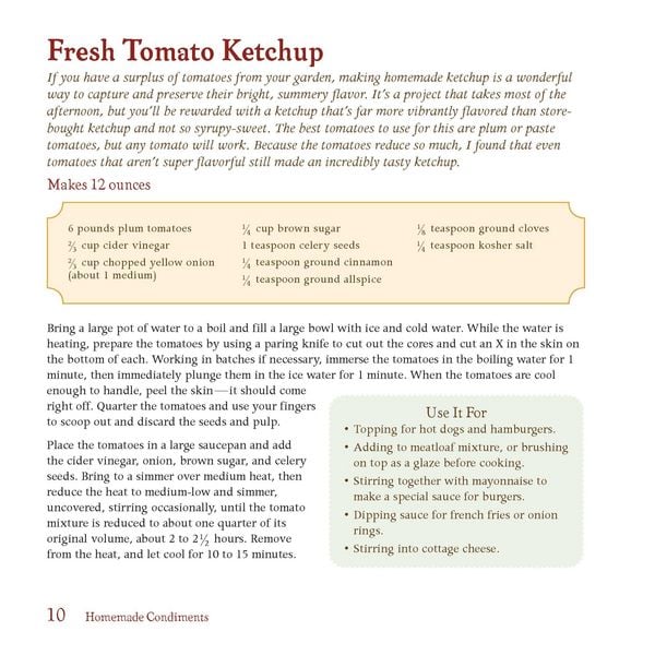 Produktbild: Homemade Condiments