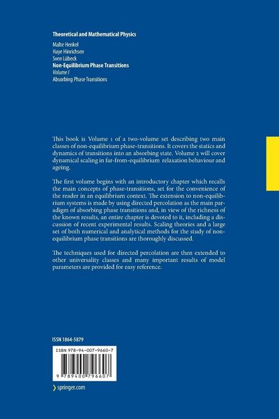 Produktbild: Non-Equilibrium Phase Transitions