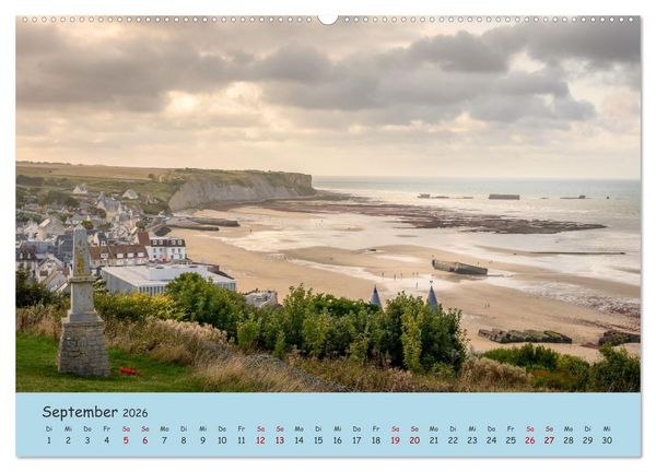 Produktbild: Unterwegs in der Normandie (Wandkalender 2026 DIN A2 quer), CALVENDO Monatskalender