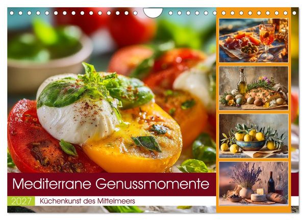 Produktbild: Mediterrane Genussmomente (Wandkalender 2027 DIN A4 quer), CALVENDO Monatskalender