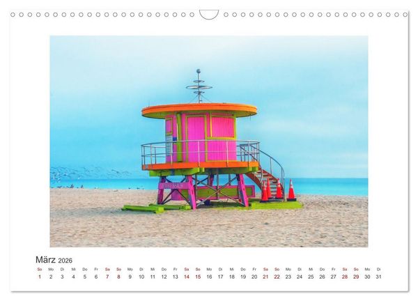 Produktbild: Miami - pulsierende Metropole (Wandkalender 2026 DIN A3 quer), CALVENDO Monatskalender