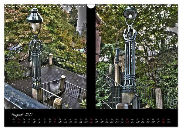 Produktbild: Wuppertal - Stadt der Schwebebahn in HDR (Wandkalender 2026 DIN A3 quer), CALVENDO Monatskalender