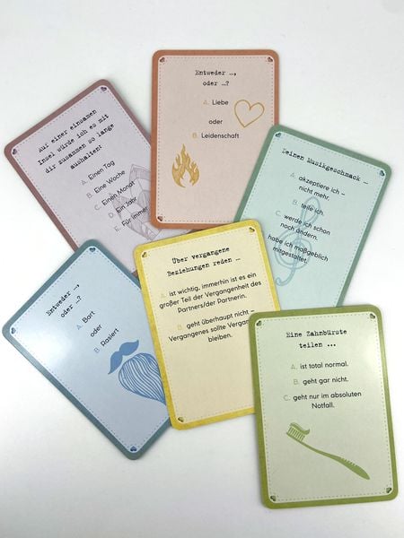 Produktbild: Was ich an dir liebe? - Der ultimative Test f&uuml;r Verliebte (Spiel)