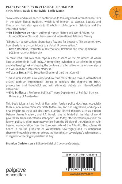 Produktbild: Liberty and Security in an Anarchical World Volume I