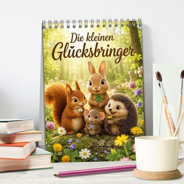 Produktbild: Die kleinen Gl&uuml;cksbringer (Tischkalender 2027 DIN A5 hoch), CALVENDO Monatskalender