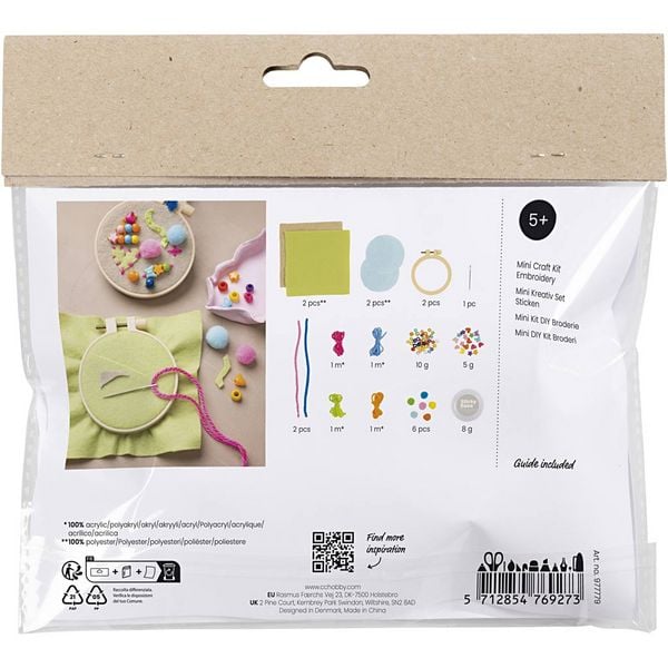 Produktbild: Creativ Company Mini Kreativ Set Sticken, Fantasie