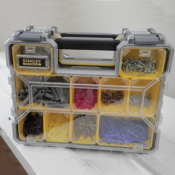 Produktbild: STANLEY 1-97-521 FatMax 10 Werkzeugbox Polypropylen Gelb