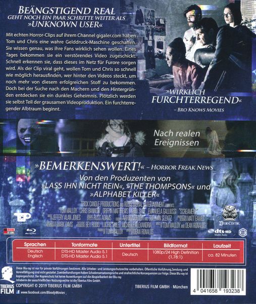 Produktbild: #SCREAMERS - H&ouml;rst du den Schrei, ist es zu sp&auml;t