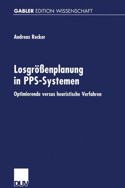 Produktbild: Losgr&ouml;&szlig;enplanung in PPS-Systemen