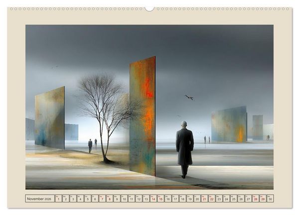 Produktbild: Die Logik des Unwirklichen (Wandkalender 2026 DIN A2 quer), CALVENDO Monatskalender
