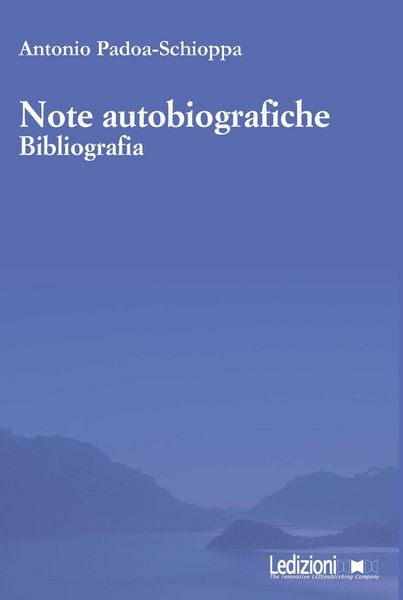 Produktbild: Note autobiografiche. Bibliografia