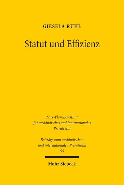 Produktbild: Statut und Effizienz