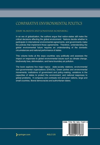 Produktbild: Comparative Environmental Politics