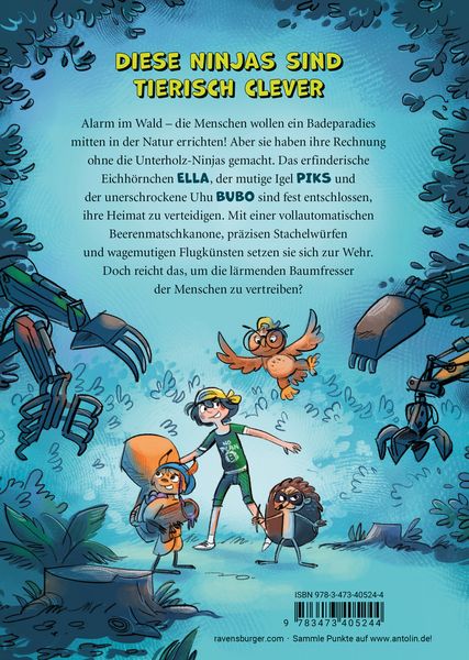 Produktbild: Unterholz-Ninjas, Band 1 - Das Abenteuer beginnt